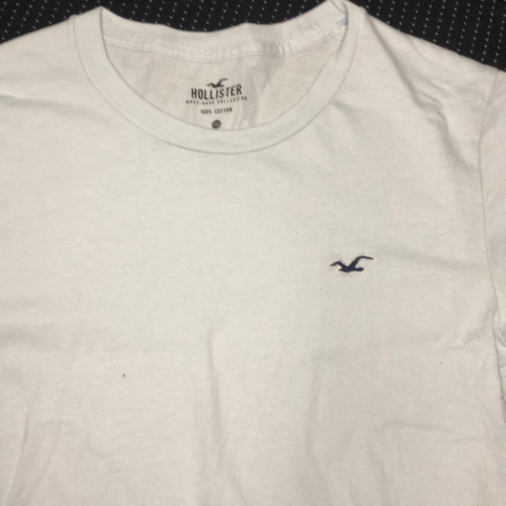 Hollister t shirt light blue XXS